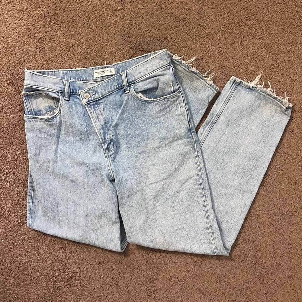 Abercrombie & Fitch Light Blue Straight Jeans
